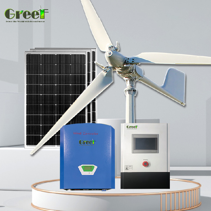 SWT 5kw 10kw ветряная турбина с домашним аккумулятором LiFePO4 для экологически чистой энергетической системы