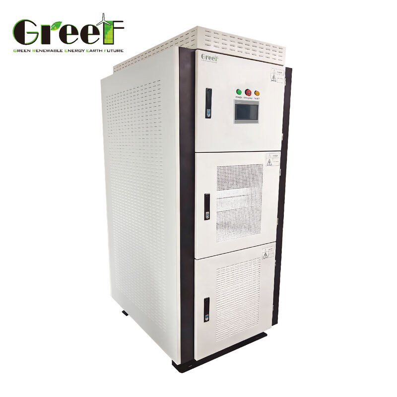 50 Гц 60 Гц Выходная частота На сетевом контроллере с диапазоном входного напряжения 240-550 В DC и LCD SMART сенсорным экраном для устойчивых энергетических систем