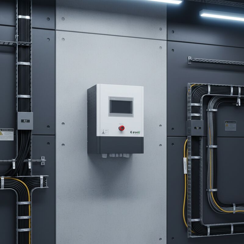 Дисплей с сенсорным экраном LCD на сетевом контроллере с интерфейсом связи RS485 USB GPRS WIFI Ethernet и выходной мощностью от 1,5 до 100 КВт