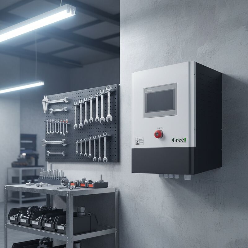 Ручной сброс функций на контроллере сети с принудительным воздушным охлаждением и регулируемым выходным напряжением для эффективного управления питанием