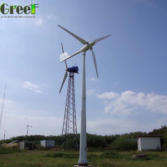 SWT 5kw 10kw ветряная турбина с домашним аккумулятором LiFePO4 для экологически чистой энергетической системы